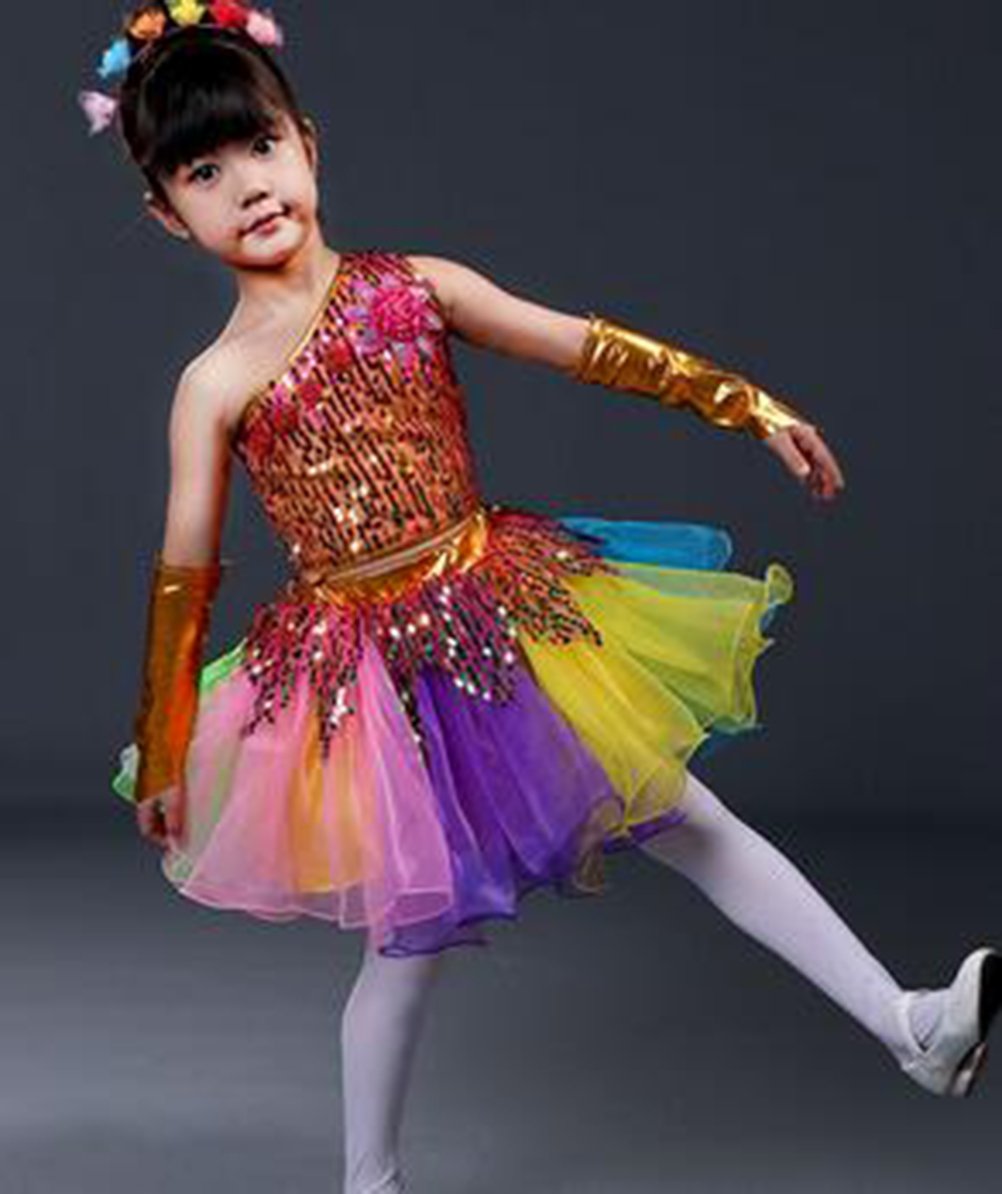 パステルスパンコールダンスドレス Amazon.co.jp: [TRVELBETT] スパンコール ダンス衣装 ワンピース